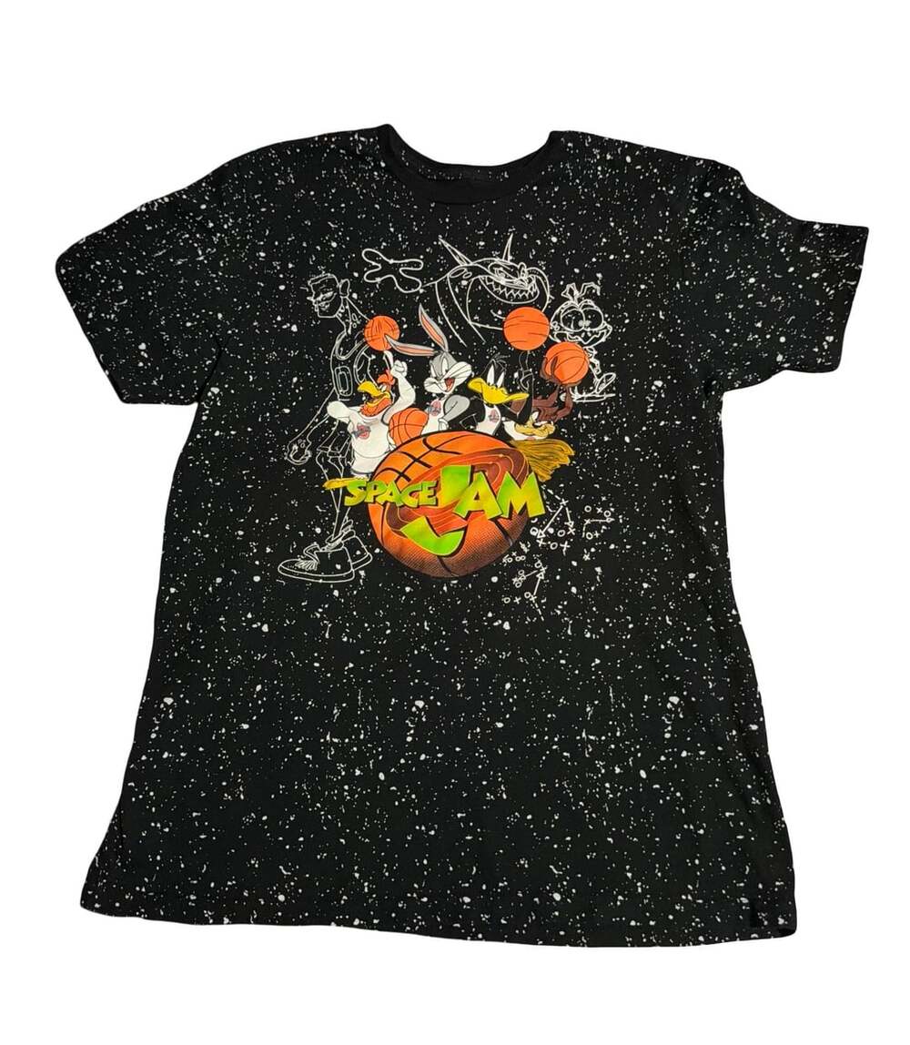 Space Jam Looney Tunes Tune Squad Splatter Graphic T-Shirt
